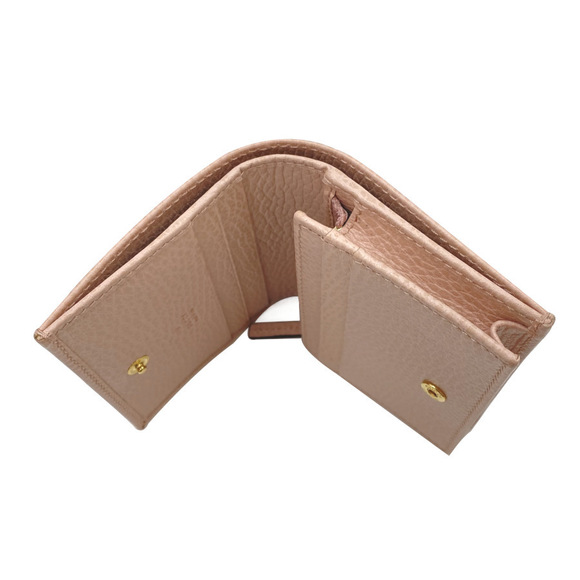 Gucci Petite Marmont Leather Wallet Light Pink - Picture 8 of 8